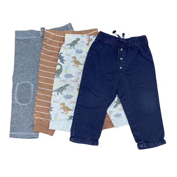 4 Assorted Baby Boy Pants 12-18M - Picture 1 of 9